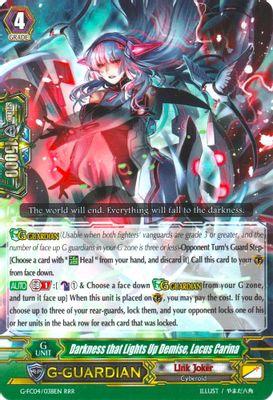 Darkness that Lights Up Demise, Lacus Carina