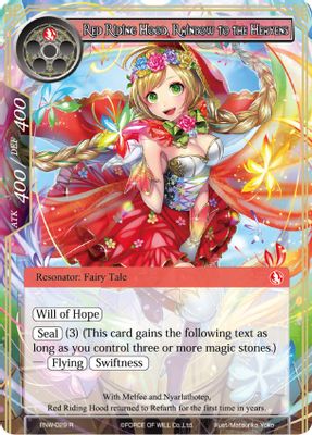 Red Riding Hood, Rainbow to the Heavens