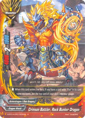 Crimson Battler, Rock Bunker Dragon