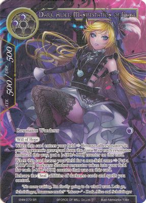 Dark Alice, Manifestation of Rage (Full Art)