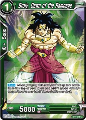 Broly, Dawn of the Rampage (2017)
