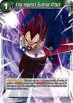 King Vegeta's Surprise Attack