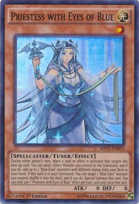 Priestess with Eyes of Blue