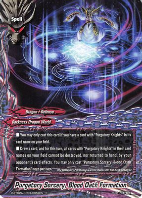 Purgatory Sorcery, Blood Oath Formation