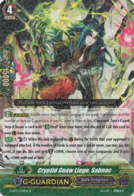 Cryptid Gnaw Liege, Sabnac