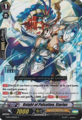Knight of Pulsation, Starius