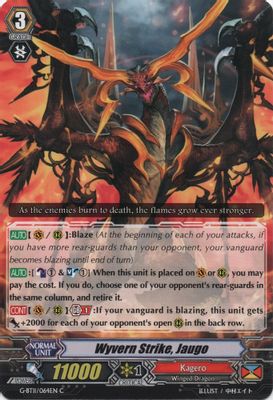 Wyvern Strike, Jaugo