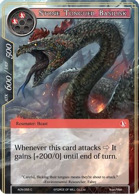 Stone Tongued Basilisk