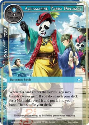 Aquamarine, Panda Diplomat