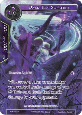 Dark Elf Sorcerer (Full Art)