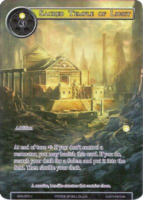Sacred Temple of Light (Full Art)