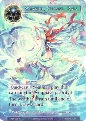 Weather Change: Rain (Full Art)