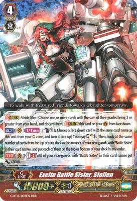 Excite Battle Sister, Stollen