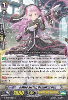 Battle Sister, Baumkuchen