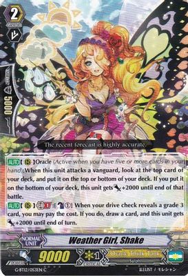 Weather Girl, Shake