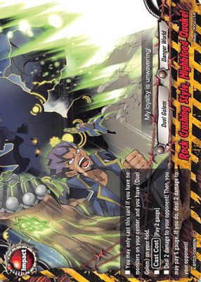 Rock Crushing Style, Highblood Quake!