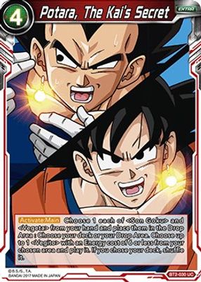 Potara, The Kai's Secret