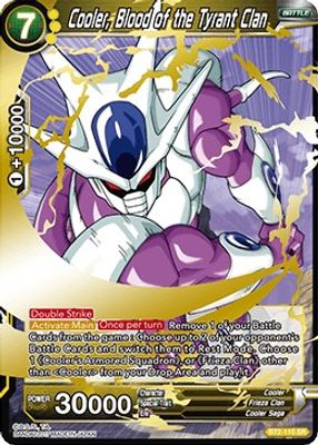 Cooler, Blood of the Tyrant Clan