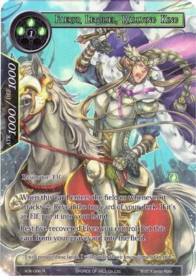 Faerur Letoliel, Rallying King (Full Art)