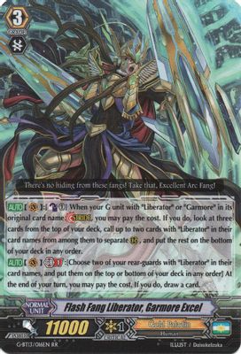Flash Fang Liberator, Garmore Excel