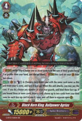 Black Horn King, Bullpower Agrias