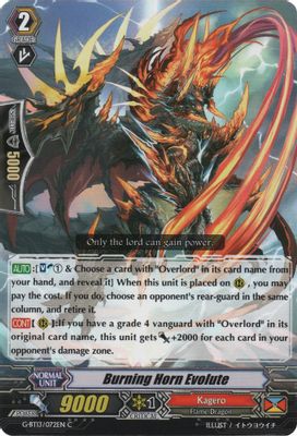 Burning Horn Evolute