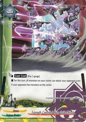 Externally Controlled Chaos Guided Missile