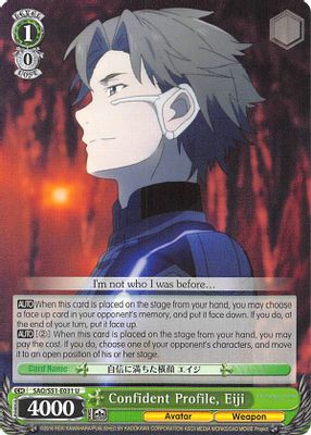 Confident Profile, Eiji