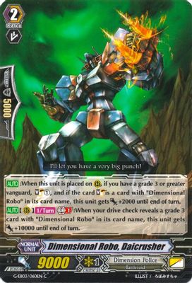 Dimensional Robo, Daicrusher