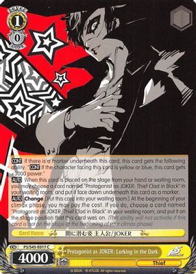 Protagonist as JOKER: Lurking in the Dark