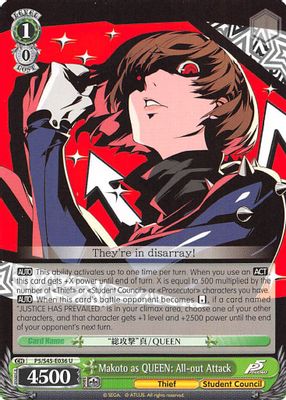 Makoto as QUEEN: All-out Attack