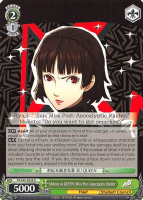 Makoto as QUEEN: Miss Post-Apocalyptic Raider