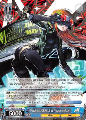 Futaba as ORACLE & Necronomicon