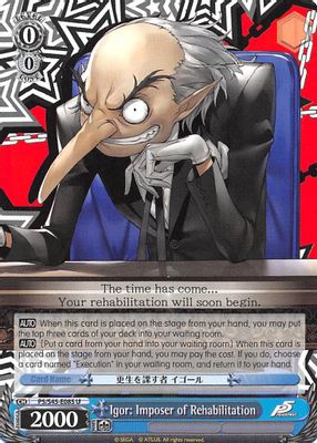 Igor: Imposer of Rehabilitation