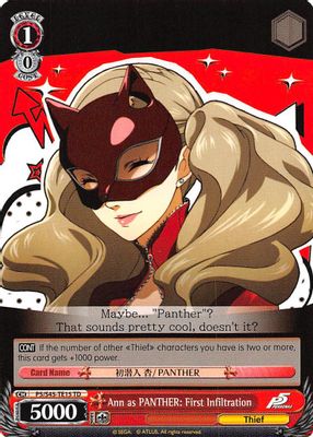 Ann as PANTHER: First Infiltration