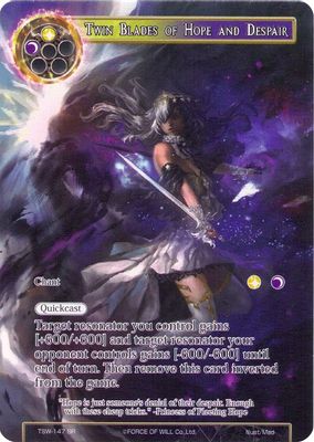 Twin Blades of Hope and Despair // Sword of Fate (Full Art)