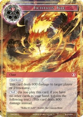 Fictitious Fire