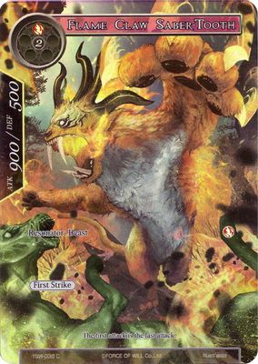 Flame Claw Saber-Tooth (Full Art)