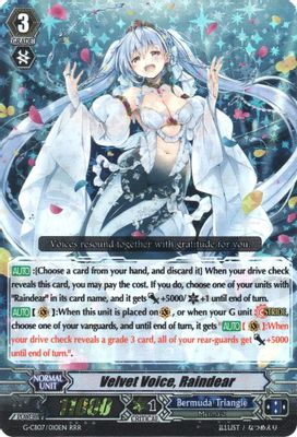 Velvet Voice, Raindear
