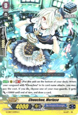 Chouchou, Merluse