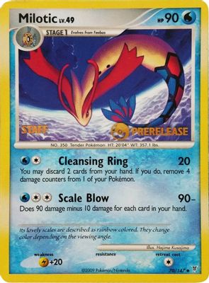 Milotic - 70/147 (Prerelease) [Staff]