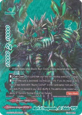 Mark of Transgression, Azi Dahaka 