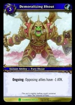 Demoralizing Shout