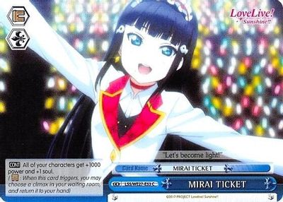 MIRAI TICKET (Blue)