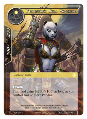 Technique Gem Warrior