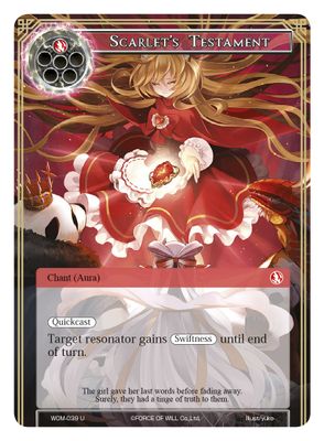 Scarlet's Testament