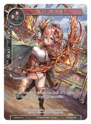 Fire Bow Elf (Full Art)