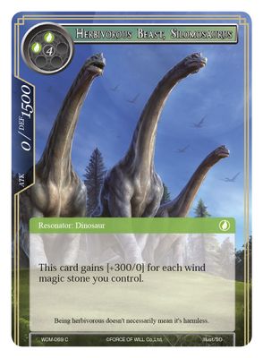 Herbivorous Beast, Silomosaurus