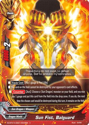 Sun Fist, Balguard