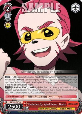 Evolution By Spiral Power, Boota